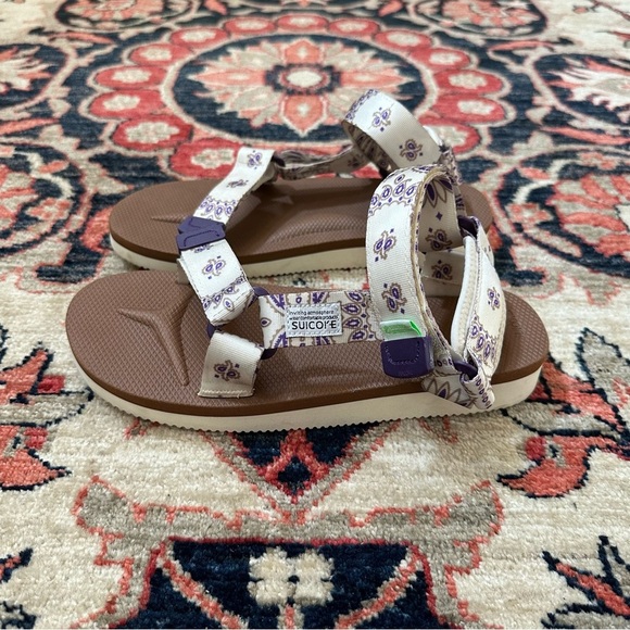 Suicoke Purple and White Sandals - Picture 11 of 16